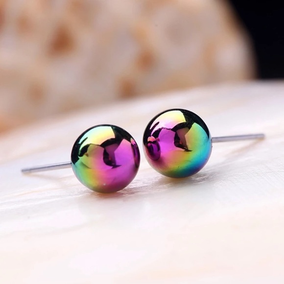 Mystic Pearl Insect Long Drop Earrings - Picture 6 of 6